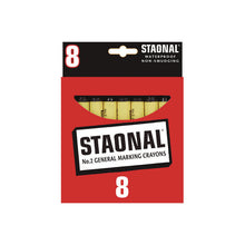 Load image into Gallery viewer, Staonal Marking Crayons, 0.56" x 5", Black, 8/Box
