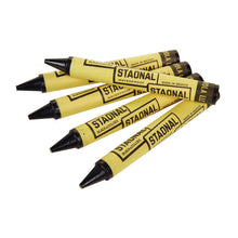 Load image into Gallery viewer, Staonal Marking Crayons, 0.56" x 5", Black, 8/Box
