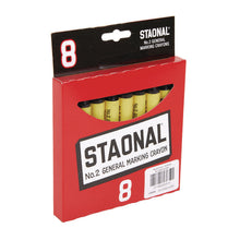 Load image into Gallery viewer, Staonal Marking Crayons, 0.56" x 5", Black, 8/Box
