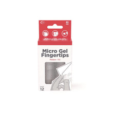 Load image into Gallery viewer, Micro-Gel Fingertips, Size 11.5, Medium, Clear, 12/Pack
