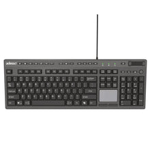 Load image into Gallery viewer, CyberTouch Desktop Keyboard with Touchpad, Black
