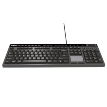 Load image into Gallery viewer, CyberTouch Desktop Keyboard with Touchpad, Black

