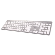 Load image into Gallery viewer, AKB-730UW Keyboard, Silver/White
