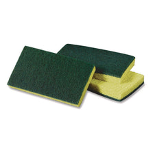 Load image into Gallery viewer, Medium-Duty Scrubbing Sponge 74, 3.6 x 6.1, 0.7" Thick, Yellow/Green, 10/Pack
