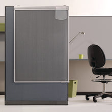 Load image into Gallery viewer, Workstation Privacy Screen, 36w x 48d, Translucent Clear/Silver
