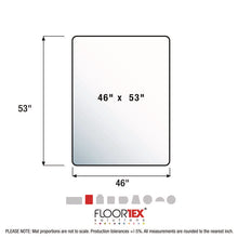 Load image into Gallery viewer, Cleartex MegaMat Heavy-Duty Polycarbonate Mats for Flat to Plush Pile Carpeted and Hard Floors, Rectangular, 46" x 53", Clear
