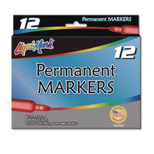 Load image into Gallery viewer, Permanent Marker, Chisel Tip, Black, Dozen
