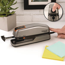 Load image into Gallery viewer, Optima Grip Electric Stapler, 20-Sheet Capacity, Black/Silver
