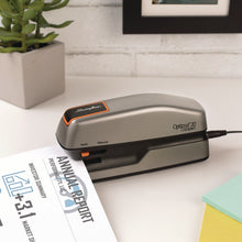 Load image into Gallery viewer, Optima Grip Electric Stapler, 20-Sheet Capacity, Black/Silver

