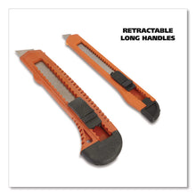 Load image into Gallery viewer, Snap-Off Utility Knife Set, 9 mm Knife, 18 mm Knife, Orange/Black
