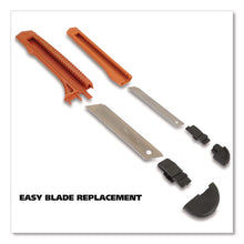 Load image into Gallery viewer, Snap-Off Utility Knife Set, 9 mm Knife, 18 mm Knife, Orange/Black
