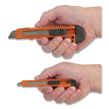 Load image into Gallery viewer, Snap-Off Utility Knife Set, 9 mm Knife, 18 mm Knife, Orange/Black
