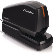 Load image into Gallery viewer, Optima 50 Electric Stapler, 50-Sheet Capacity, Black/Orange
