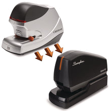 Load image into Gallery viewer, Optima 50 Electric Stapler, 50-Sheet Capacity, Black/Orange
