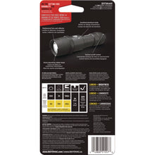 Load image into Gallery viewer, Virtually Indestructible LED Flashlight, 3 AAA Batteries (Included), Black
