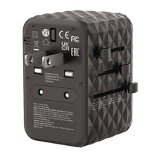 Load image into Gallery viewer, UTA-05 Gan III Universal Travel Adapter, (2) USB-A/(2) USB-C/Quick Charge 4+
