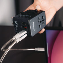 Load image into Gallery viewer, UTA-05 Gan III Universal Travel Adapter, (2) USB-A/(2) USB-C/Quick Charge 4+
