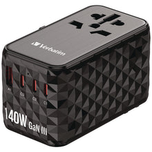 Load image into Gallery viewer, UTA-10 GaN III Universal Travel Adapter, (3) USB-A/(3) USB-C
