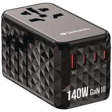 Load image into Gallery viewer, UTA-10 GaN III Universal Travel Adapter, (3) USB-A/(3) USB-C

