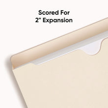 Load image into Gallery viewer, Manila File Jackets, 2-Ply Straight Tab, Letter Size, Manila, 50/Box
