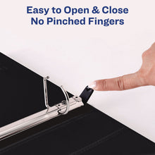 Load image into Gallery viewer, Heavy-Duty Non Stick View Binder with DuraHinge and Slant Rings, 3 Rings, 1.5" Capacity, 11 x 8.5, Black, (5400)

