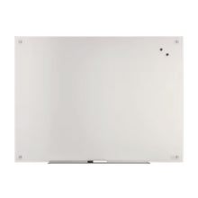 Load image into Gallery viewer, Magnetic Tempered Glass Dry Erase Board, 48" x 36", White Surface
