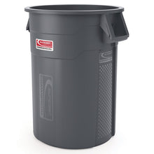 Load image into Gallery viewer, Utility Trash Can, 56.9 gal, Plastic, Gray

