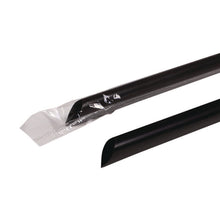 Load image into Gallery viewer, Jumbo Straws, 9", Plastic, Black, 2,000/Carton

