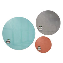 Load image into Gallery viewer, Coda Low Profile Circular Magnetic Glassboard, 36 x 36, Smoke Surface
