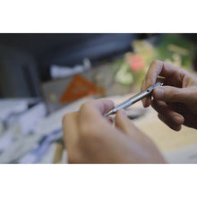 Load image into Gallery viewer, M-701 Mechanical Pencil, 0.7 mm, F (#2.5), Black Lead, Silver Barrel
