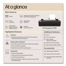 Load image into Gallery viewer, DesignJet T250 24" Large-Format Compact Wireless Plotter Printer

