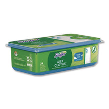 Load image into Gallery viewer, Wet Refill Cloths, 8 x 10, Fresh Scent, White, 24/Pack, 6 Packs/Carton
