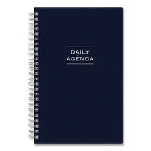 Load image into Gallery viewer, Perpetual Daily Planner, 8.5 x 5.5, Blue Cover, 52 Weeks: Undated
