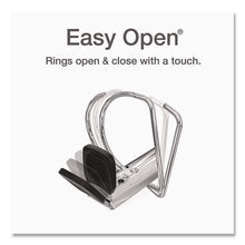 Load image into Gallery viewer, Premier Easy Open ClearVue Locking Slant-D Ring Binder, 3 Rings, 5" Capacity, 11 x 8.5, White
