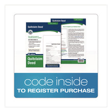 Load image into Gallery viewer, Quitclaim Deed Forms with Instructions and Free Downloads, One-Part (No Copies), 8.5 x 11, 4 Forms Total

