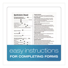 Load image into Gallery viewer, Quitclaim Deed Forms with Instructions and Free Downloads, One-Part (No Copies), 8.5 x 11, 4 Forms Total
