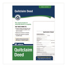 Load image into Gallery viewer, Quitclaim Deed Forms with Instructions and Free Downloads, One-Part (No Copies), 8.5 x 11, 4 Forms Total
