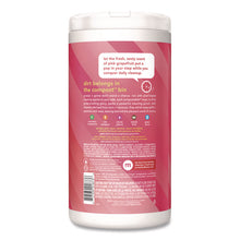 Load image into Gallery viewer, All Purpose Cleaning Wipes, 1 Ply, Pink Grapefruit, White, 70/Pack
