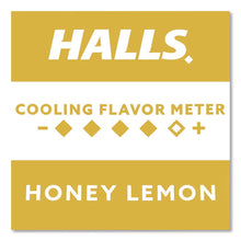 Load image into Gallery viewer, Relief Menthol cough Suppressant - Oral Anesthetic, Honey Lemon, 30/Pack
