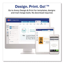 Load image into Gallery viewer, Matte Clear Easy Peel Mailing Labels w/ Sure Feed Technology, Laser Printers, 3.33 x 4, Clear, 6/Sheet, 10 Sheets/Pack
