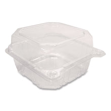 Load image into Gallery viewer, PET Plastic Hinged Container, 6 x 6 x 3.3, Clear, Plastic, 500/Carton

