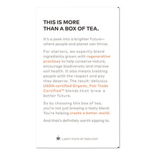 Load image into Gallery viewer, Tea Bags, Organic Refresh Mint, 16/Box
