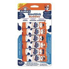 Load image into Gallery viewer, BlooStick Buddies and Disappearing Purple Glue Stick Combo Pack, 0.21 oz, Dries Clear, 12/Pack
