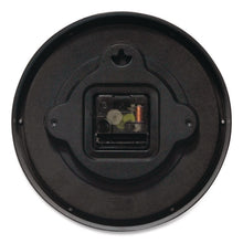 Load image into Gallery viewer, Metro Wall Clock, 9" Diameter, Silver Case, 1 AA (sold separately)
