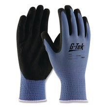 Load image into Gallery viewer, GP Nitrile-Coated Nylon Gloves, EN388: 4121, 10" Long, Small, Blue/Black, 12 Pairs
