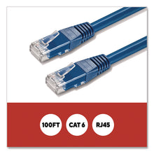 Load image into Gallery viewer, CAT6 Ethernet Cable, 100 ft, Blue
