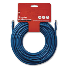 Load image into Gallery viewer, CAT6 Ethernet Cable, 100 ft, Blue
