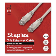 Load image into Gallery viewer, CAT6 Ethernet Cable, 7 ft, Gray
