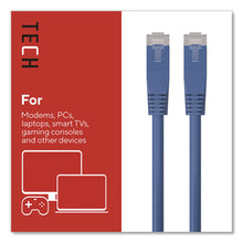 Load image into Gallery viewer, CAT6 Ethernet Cable, 7 ft, Blue
