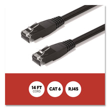 Load image into Gallery viewer, CAT6 Ethernet Cable, 14 ft, Black
